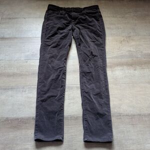 Kut From The Kloth Diana Skinny Corduroy Jeans Grey Stretch Slim Fit Size 12